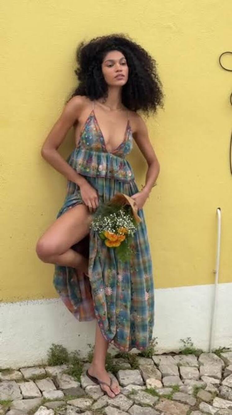 Free People Songs Of Summer Maxi Dress, NWT, Size XS